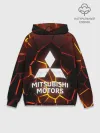 Худи мужской база хлопок / 3D плиты с подсветкой | Митсубиси