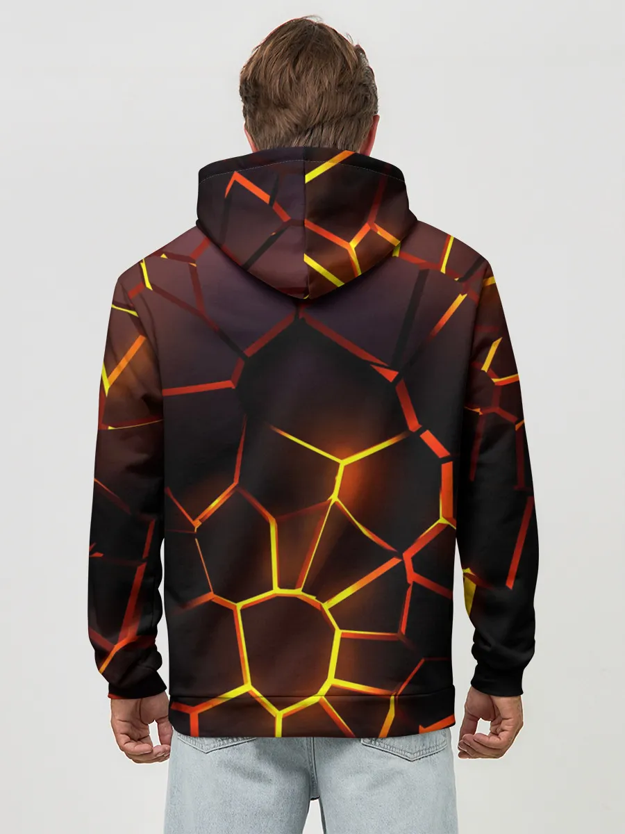 Худи мужской база хлопок / Митсубиси подсветка 3D плит