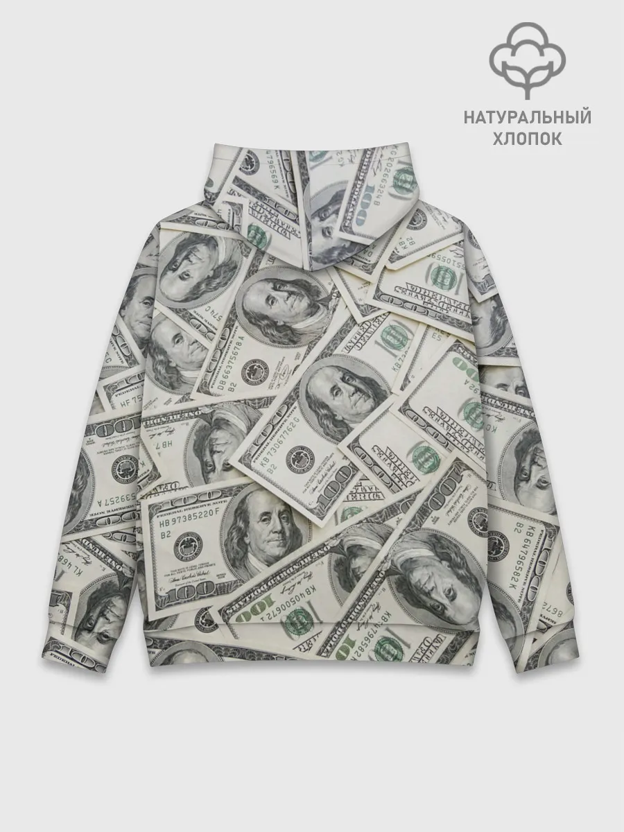 Худи мужской база хлопок / dollars money