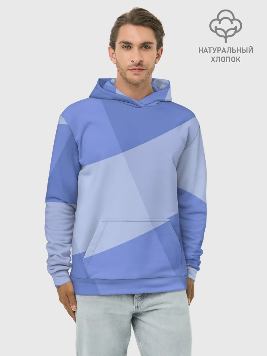 Худи мужской база хлопок / Теплый минимализм