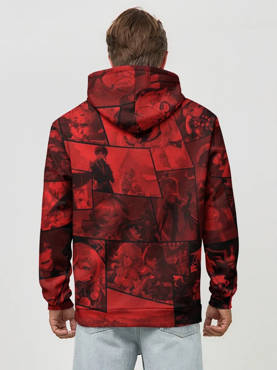 Худи мужской база хлопок / Венти | Genshin Impact