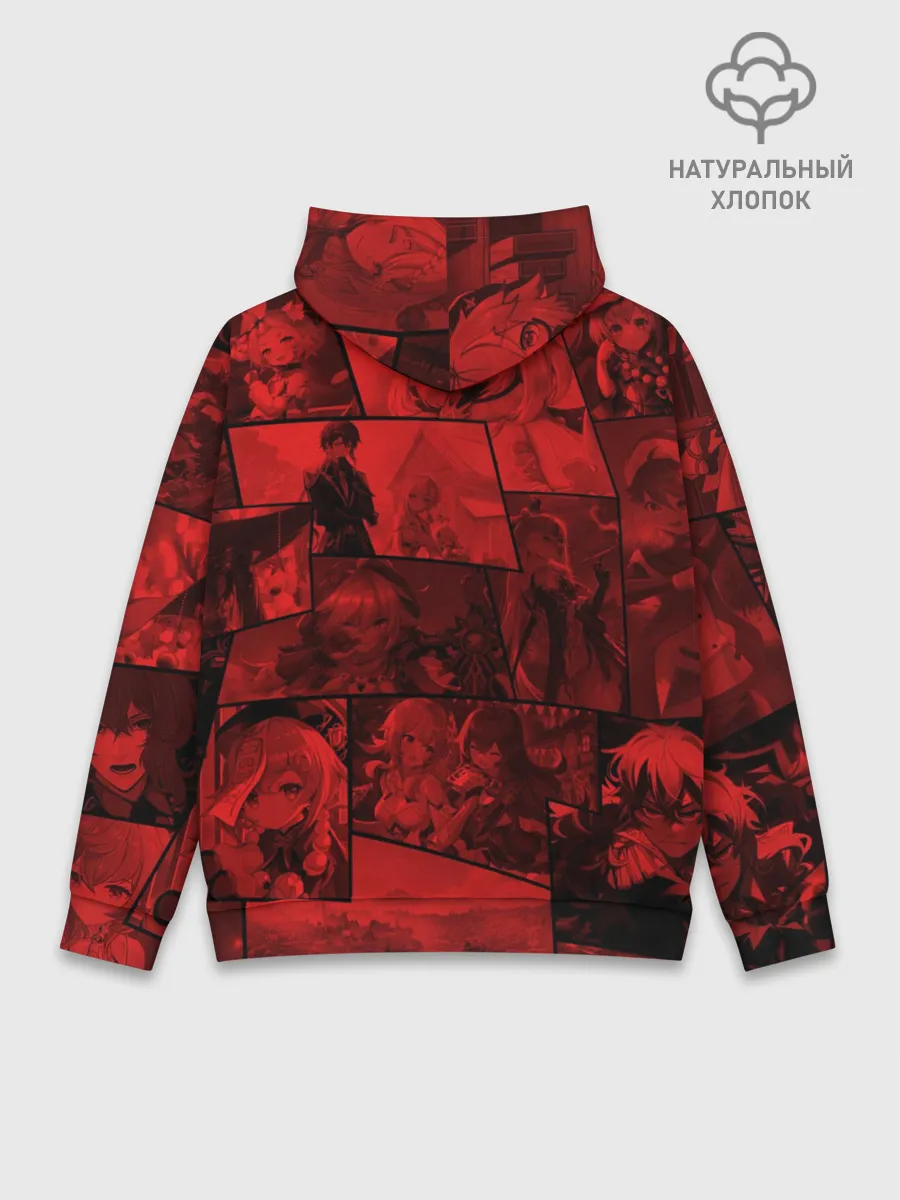 Худи мужской база хлопок / Венти | Genshin Impact