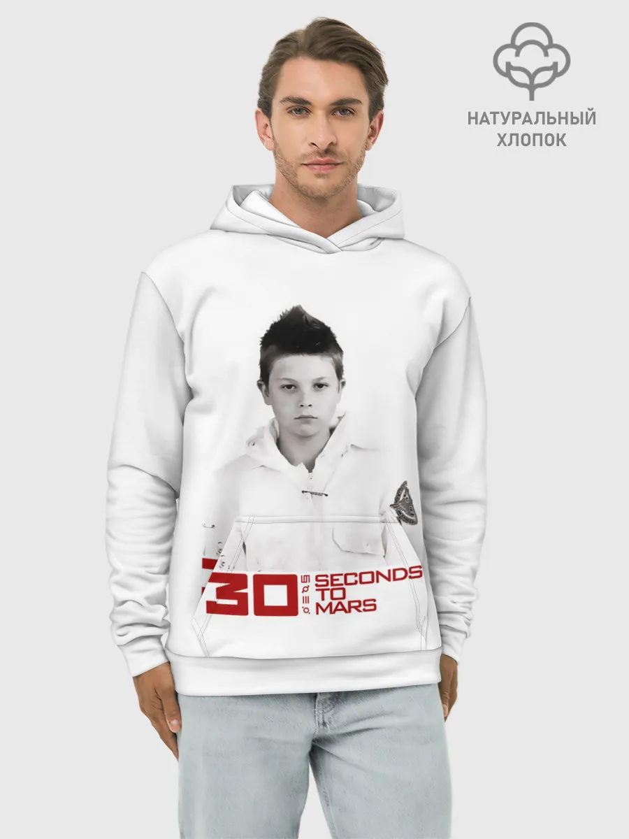 Худи мужской база хлопок / 30 Seconds to Mars дебютный альбом