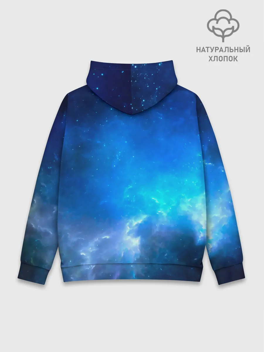 Худи мужской база хлопок / 30 Seconds to Mars космос