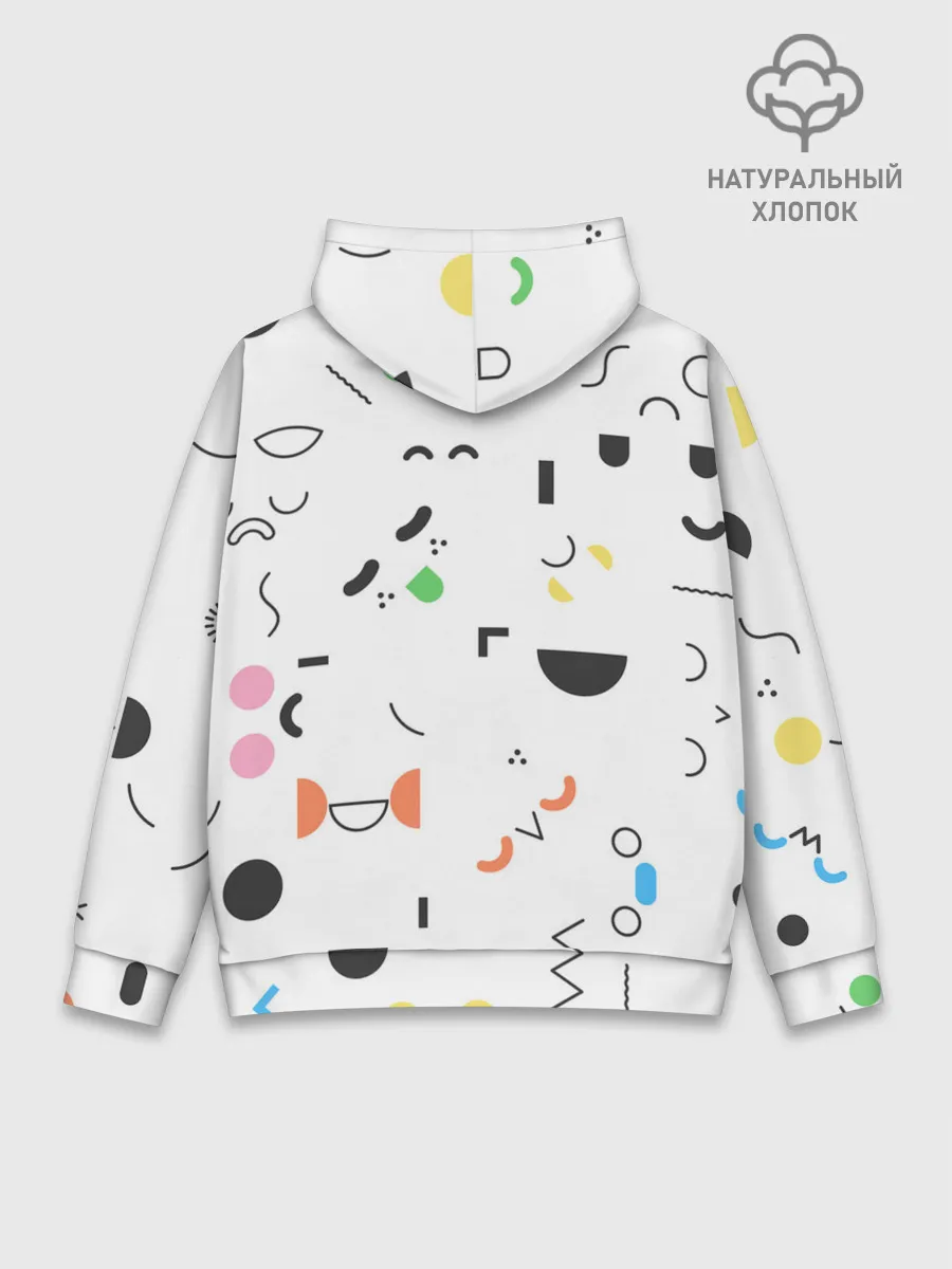 Худи мужской база хлопок / TOCA BOCA УЗОР ФОН