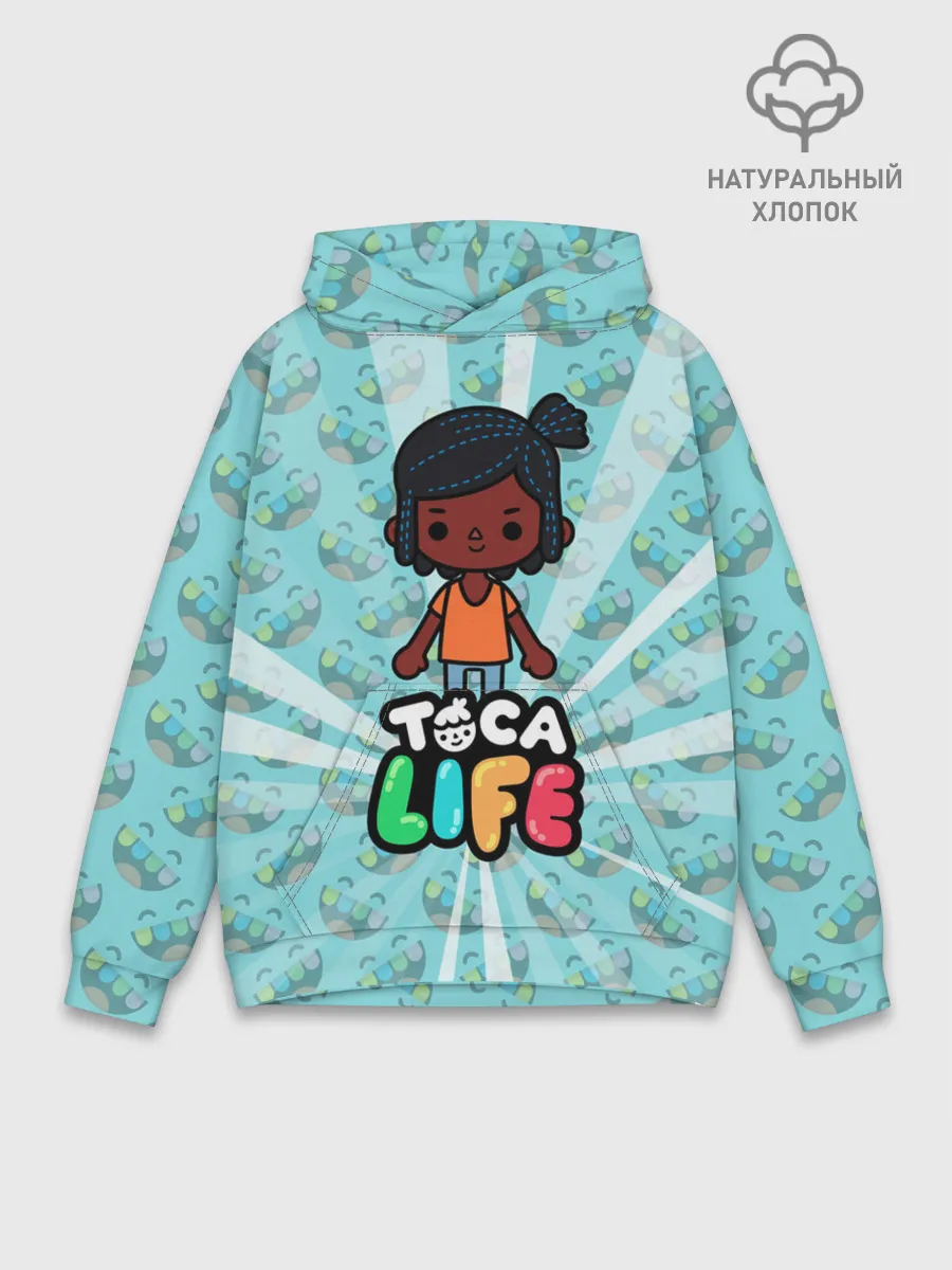 Худи мужской база хлопок / Toca Life World