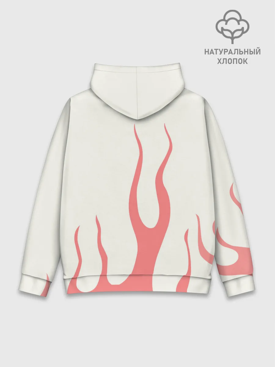 Худи мужской база хлопок / Тревис в огне
