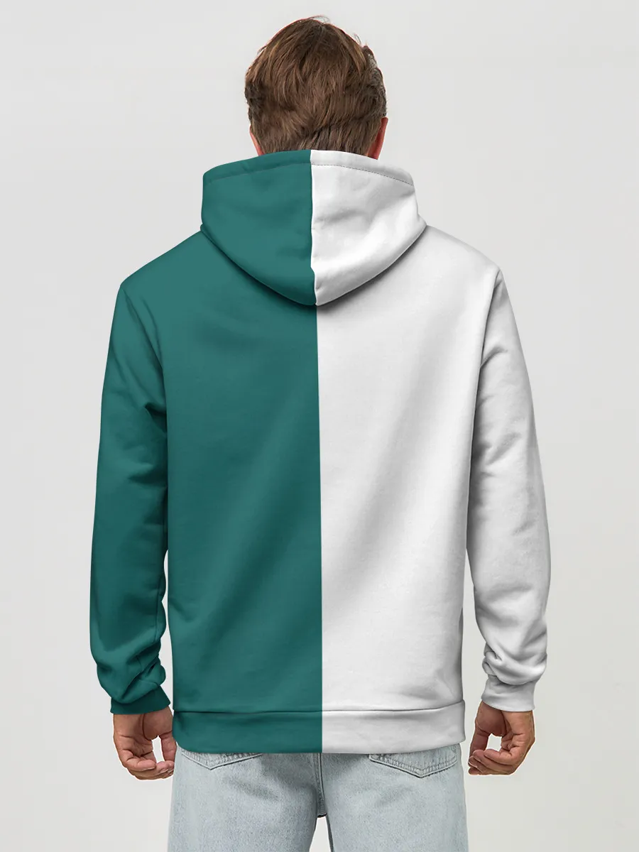 Худи мужской база хлопок / ИГРА В КАЛЬМАРА | РУС ЛОГО