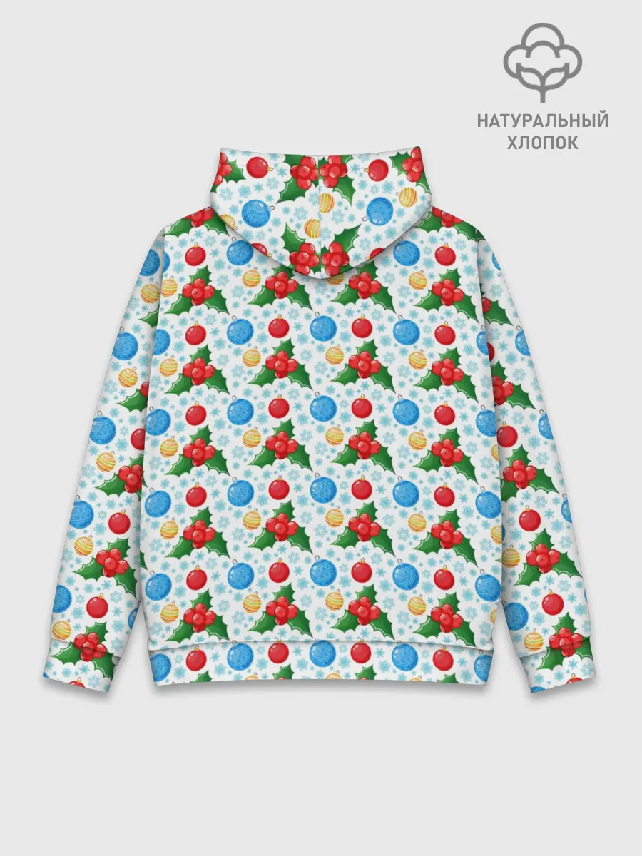 Худи мужской база хлопок / Новогодняя Символика