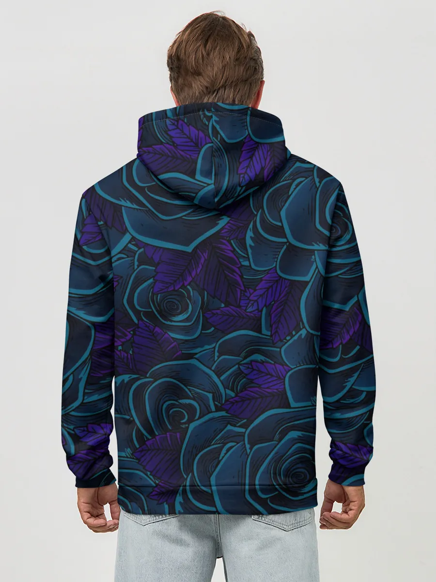 Худи мужской база хлопок / Пепельная Роза