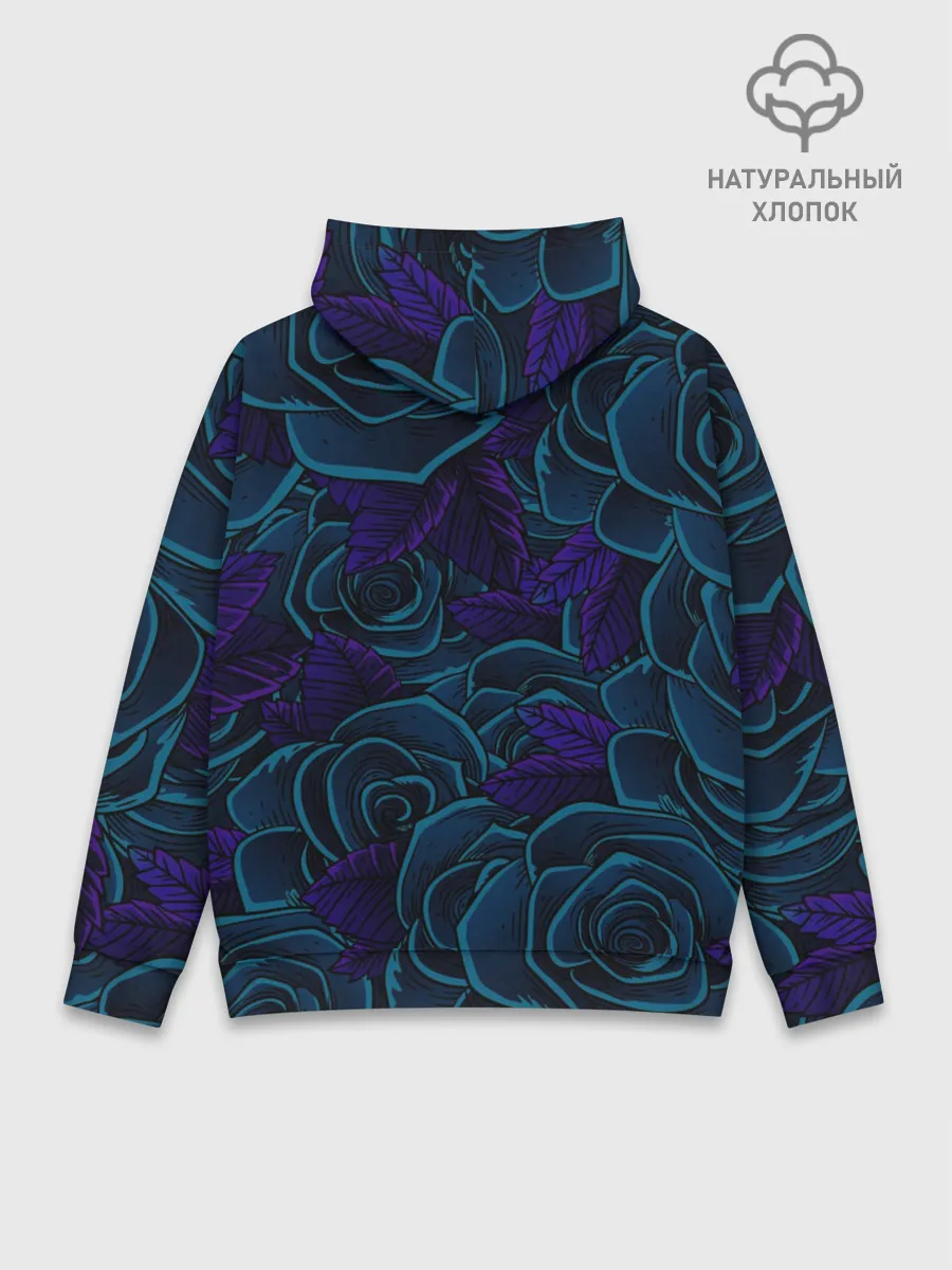Худи мужской база хлопок / Пепельная Роза