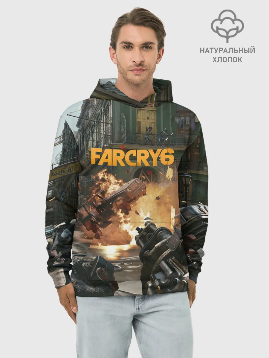 Худи мужской база хлопок / Far Cry 6 gameplay art