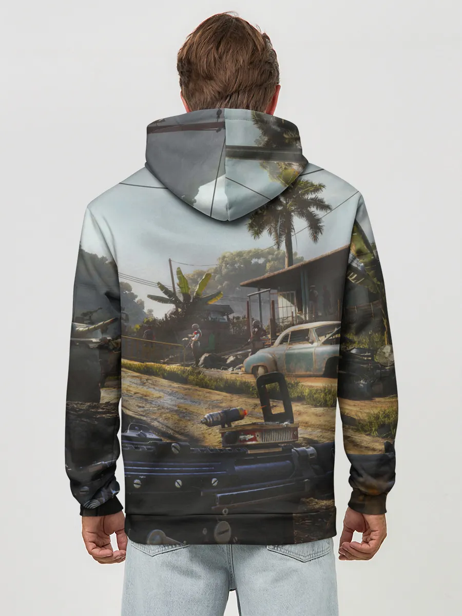 Худи мужской база хлопок / Far Cry 6 game art