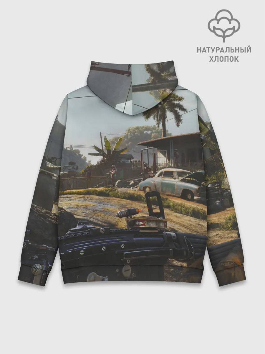 Худи мужской база хлопок / Far Cry 6 game art