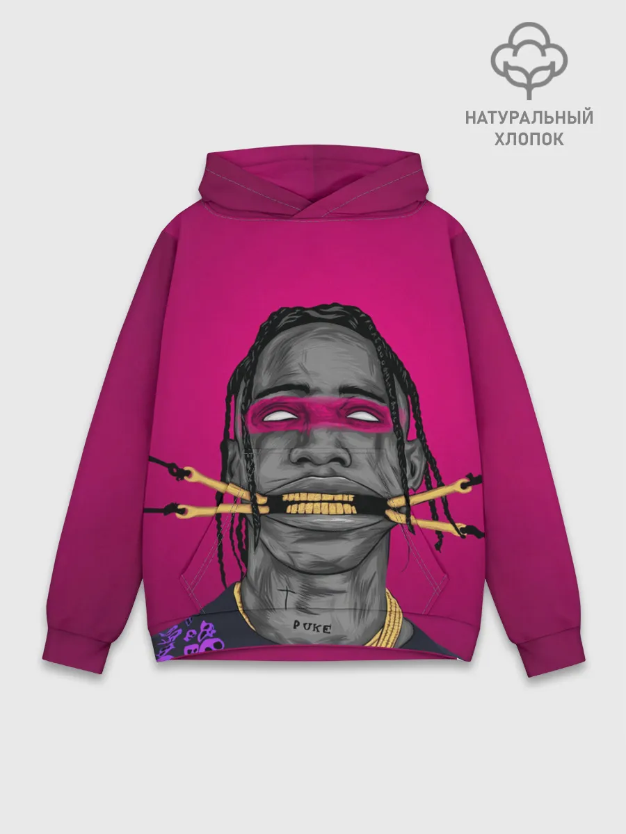 Худи мужской база хлопок / Dangerous Travis