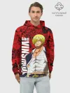 Худи мужской база хлопок / Санджи Винсмок, One Piece