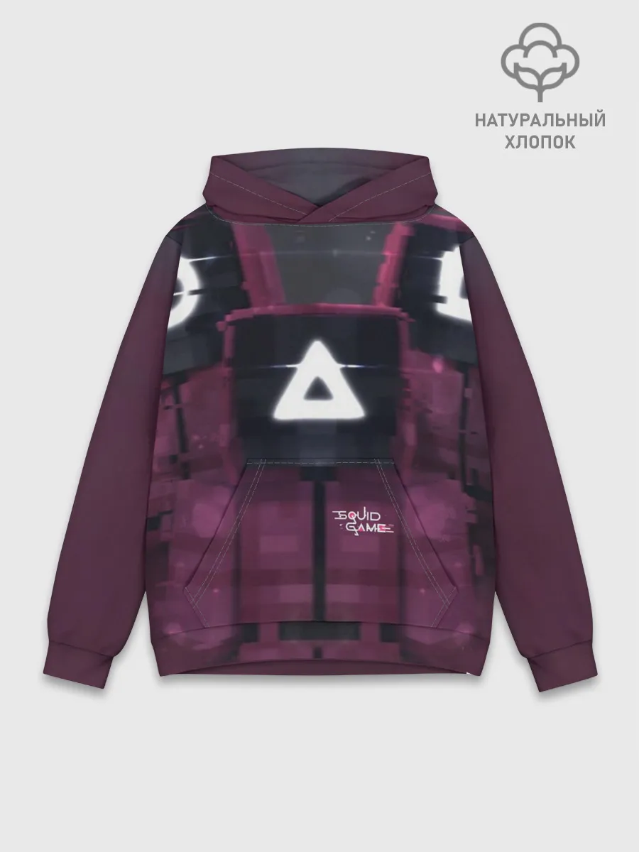 Худи мужской база хлопок / Squid squad Minecraft