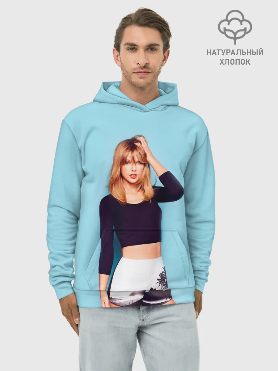 Худи мужской база хлопок / Взгляд Тейлор