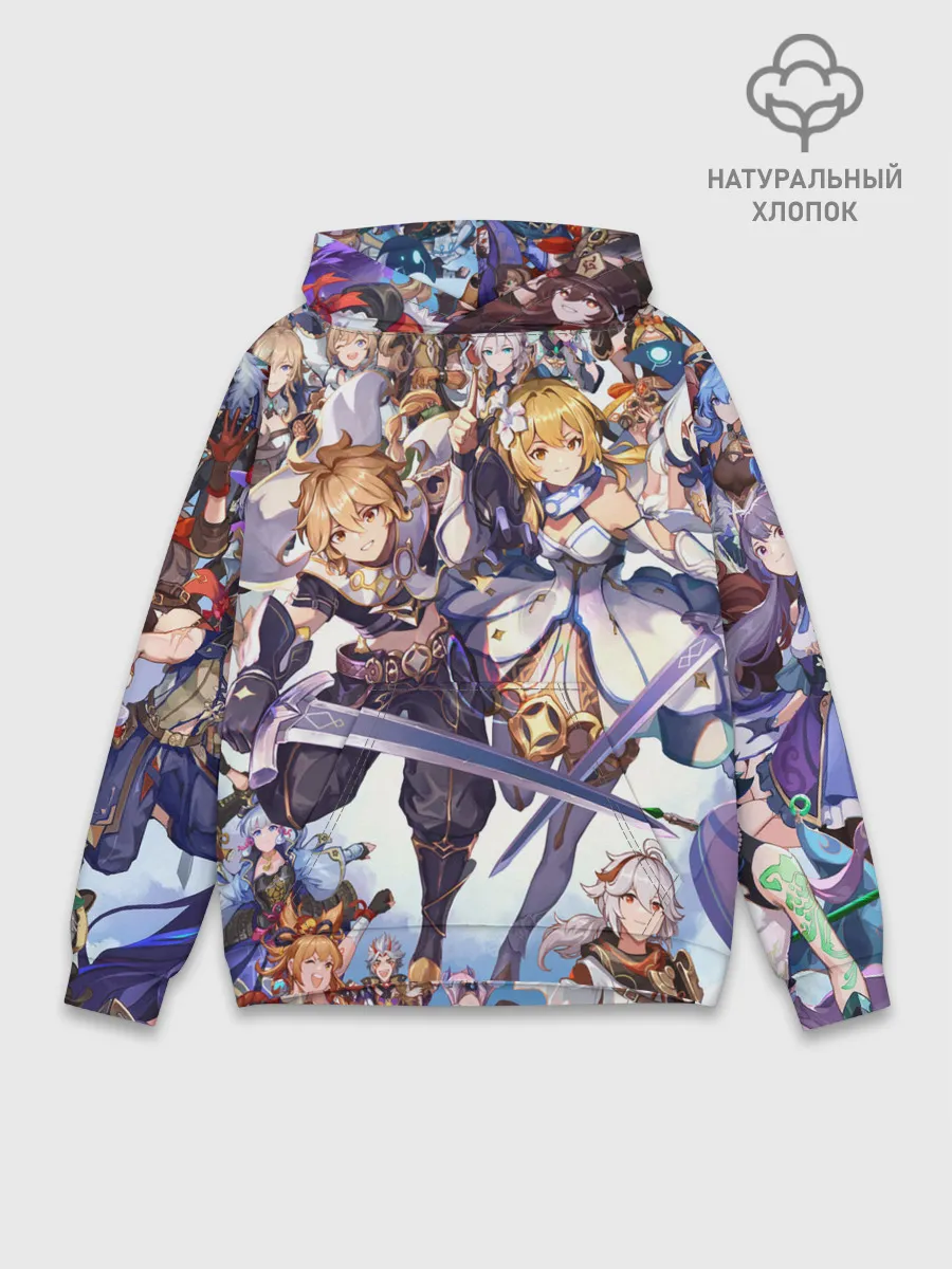 Худи мужской база хлопок / GENSHIN IMPACT ПЕРСОНАЖИ