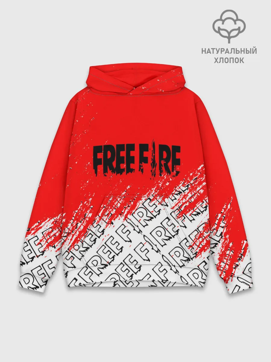 Худи мужской база хлопок / фри фаер | День Booyah,