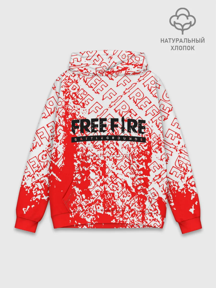 Худи мужской база хлопок / День Booyah | Garena Free Fire.