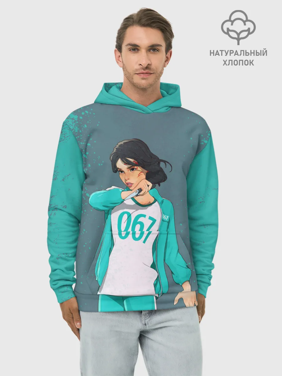 Худи мужской база хлопок / 067 | Кан Сэ Бёк с ножом