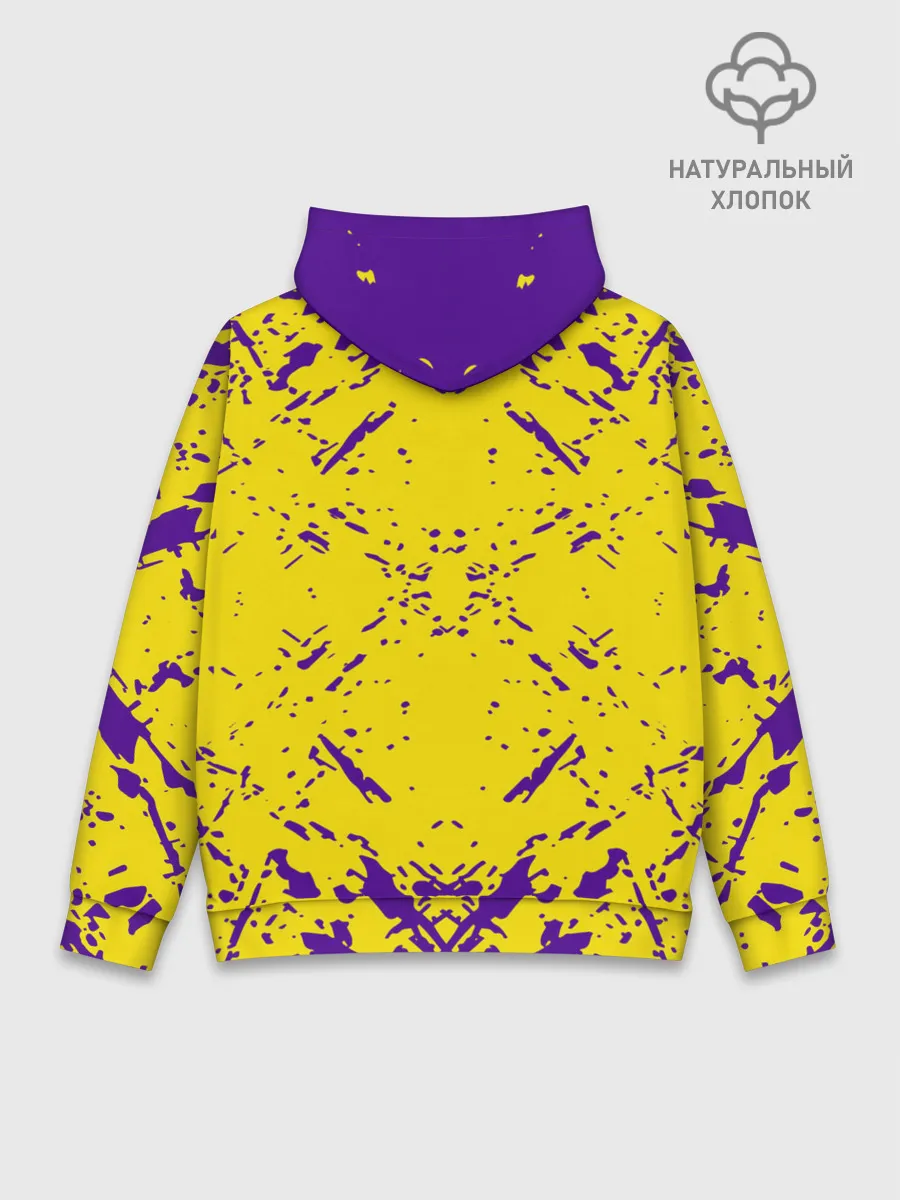 Худи мужской база хлопок / ЛЕЙКЕРС| LOS ANGELES LAKERS,