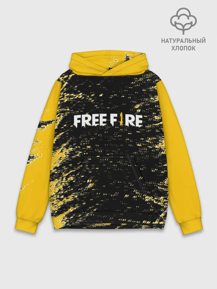Худи мужской база хлопок / Garena Free Fire - День Booyah.