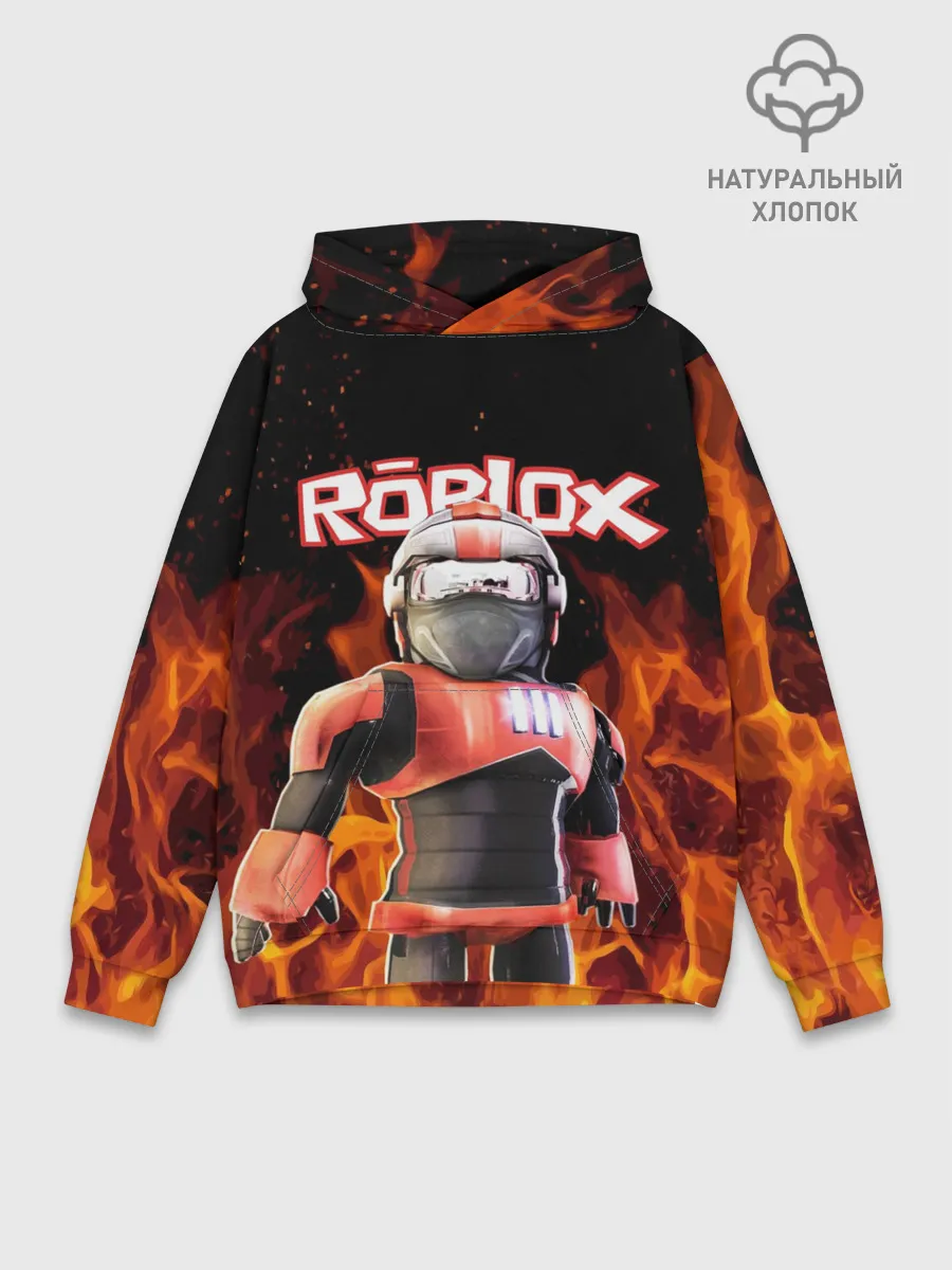 Худи мужской база хлопок / ROBLOX FIRE | РОБЛОКС ОГОНЬ | ПОЖАРНЫЙ