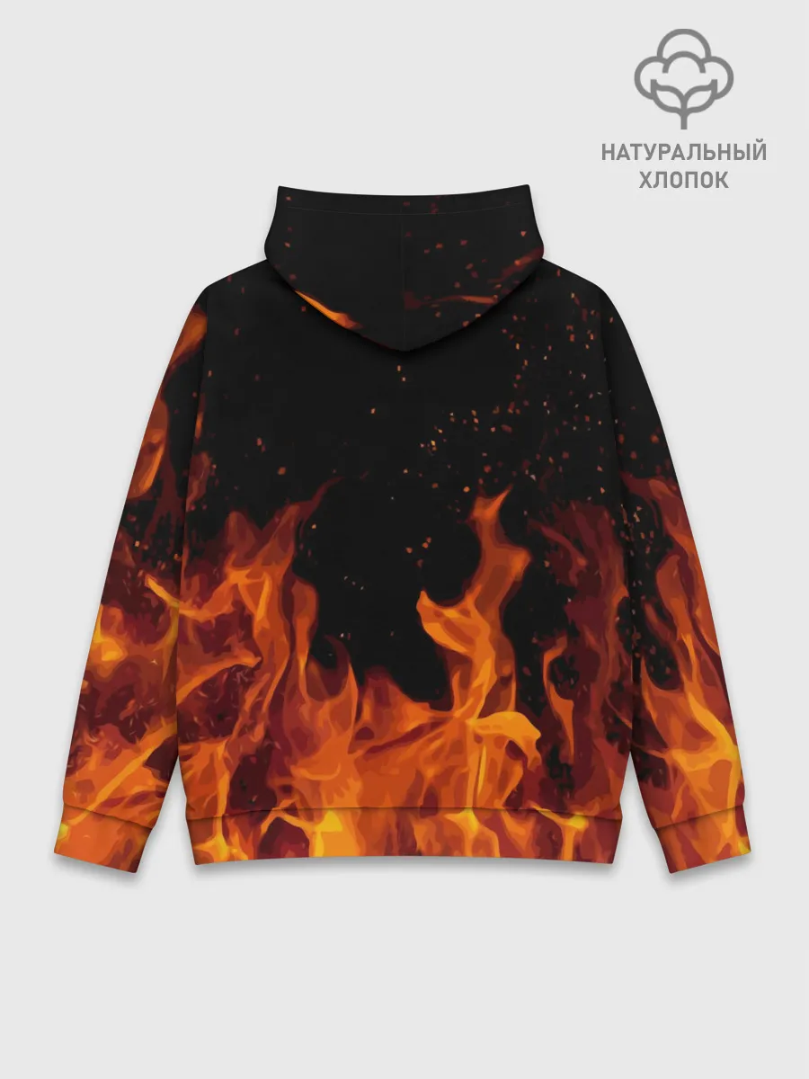 Худи мужской база хлопок / ROBLOX FIRE | РОБЛОКС ОГОНЬ | ПОЖАРНЫЙ