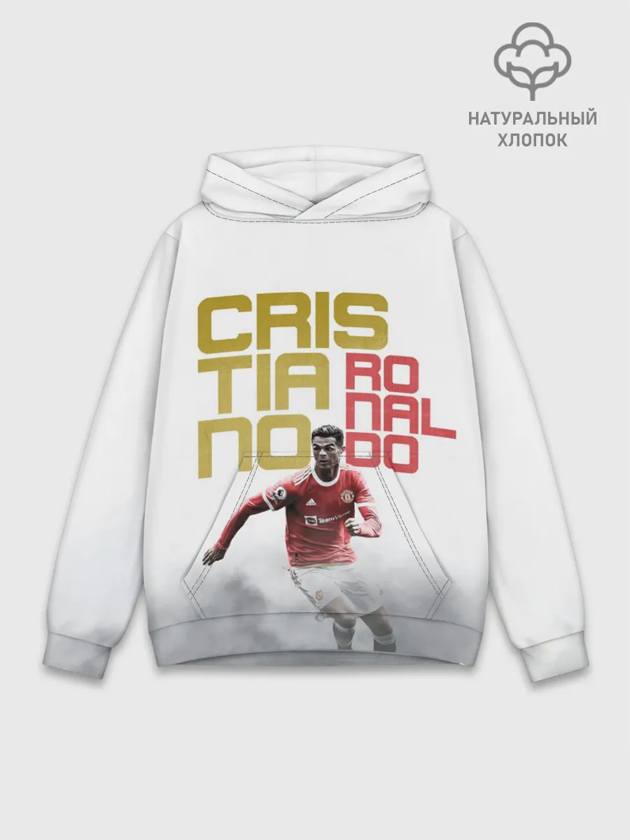 Худи мужской база хлопок / Криштиану Роналду, Манчестер