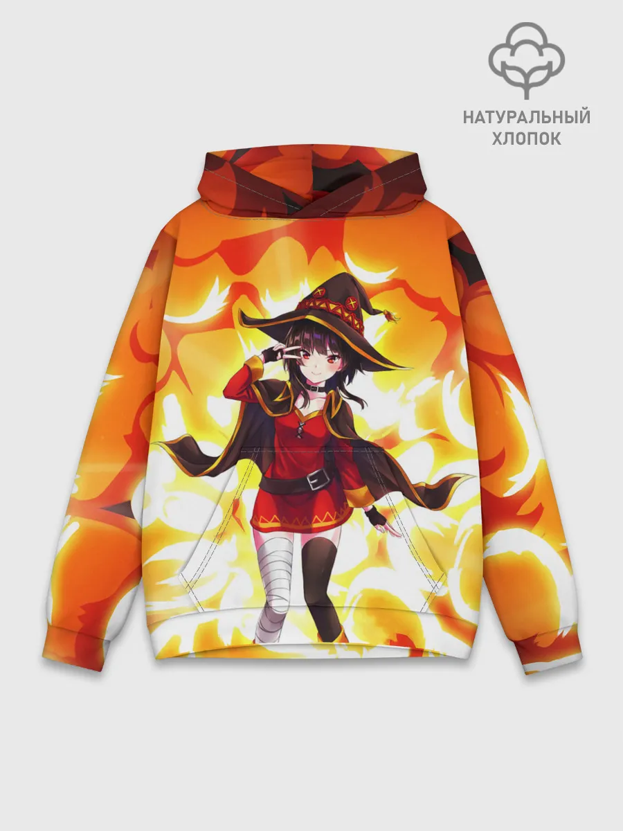 Худи мужской база хлопок / MeguminKonoSuba