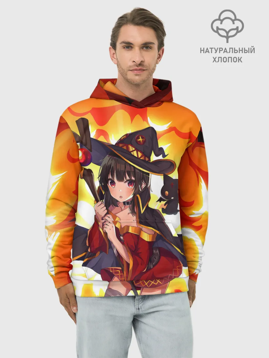 Худи мужской база хлопок / MeguminYunyun