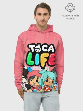 Худи мужской база хлопок / Toca Boca | Тока бока персонажи игры