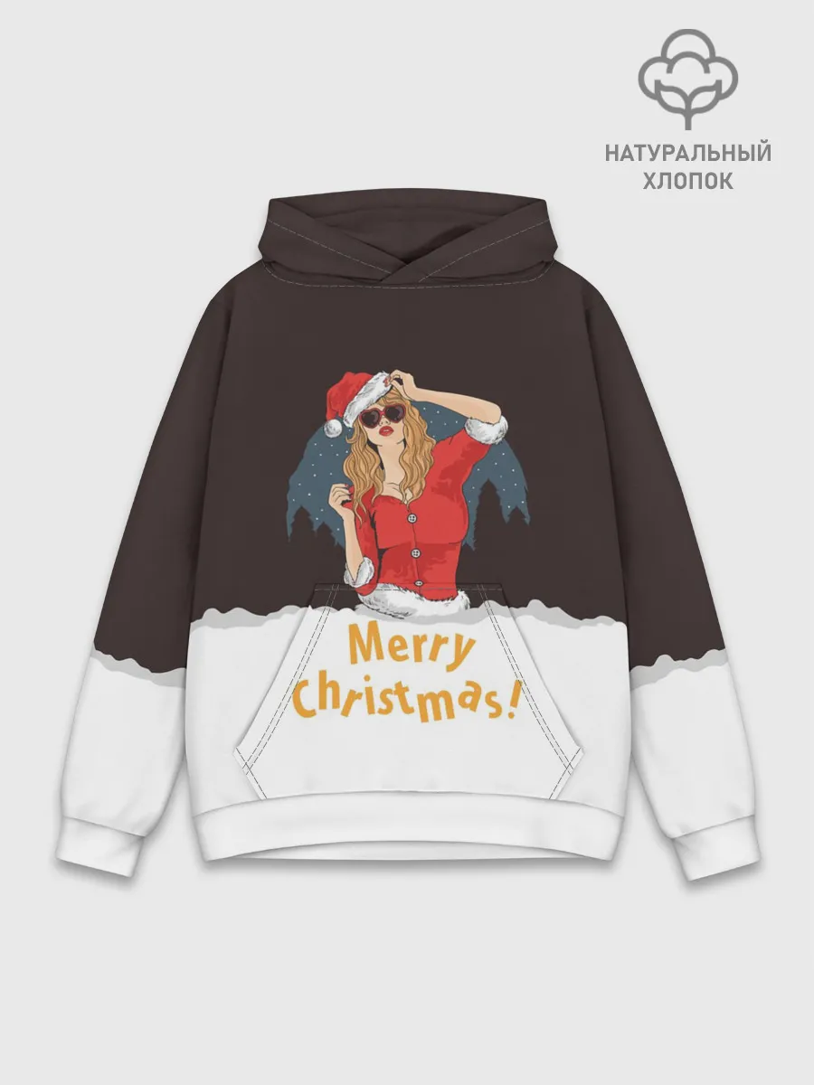 Худи мужской база хлопок / Снегурка