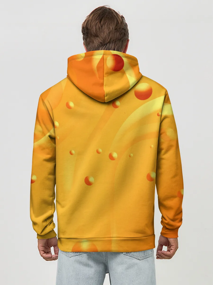 Худи мужской база хлопок / Медовая волна | Honey wave