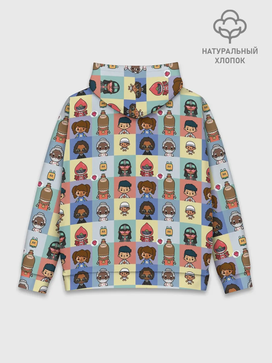 Худи мужской база хлопок / Toca Boca characters | Тока бока персонажи
