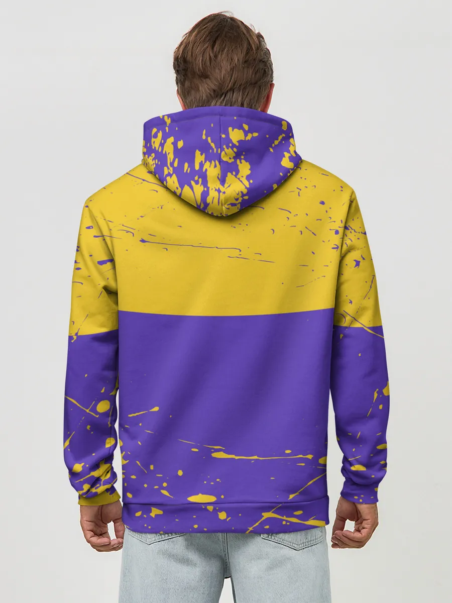 Худи мужской база хлопок / Kobe Bryant - Los Angeles Lakers - NBA