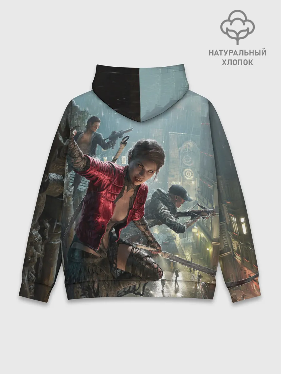 Худи мужской база хлопок / Vampire: The Masquerade - Bloodhunt