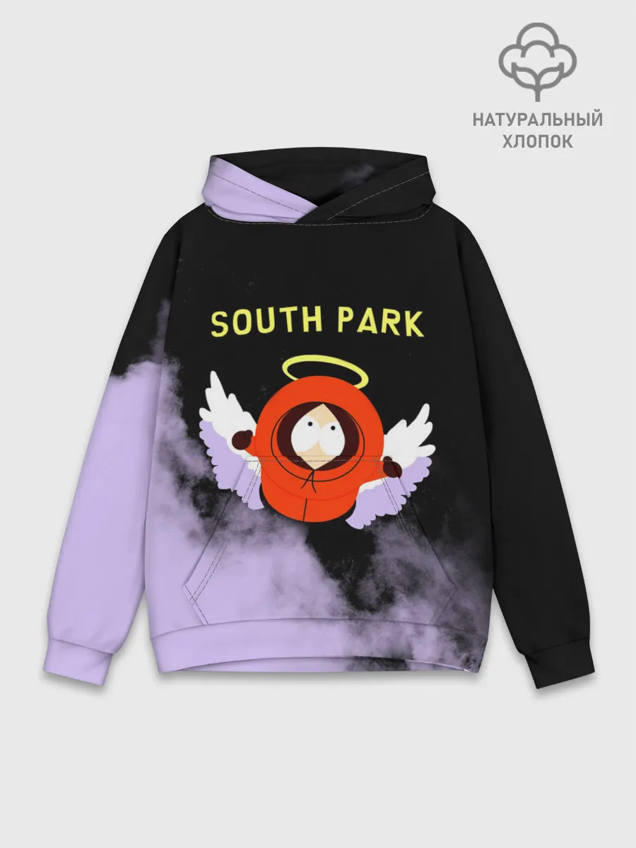 Худи мужской база хлопок / Кенни реально умер | Южный парк