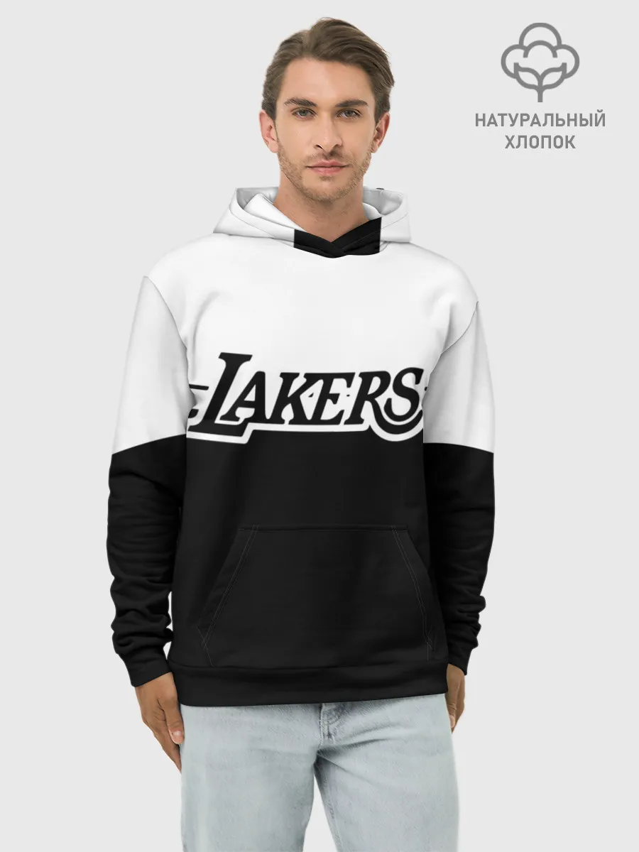 Худи мужской база хлопок / Kobe Bryant - Los Angeles Lakers.