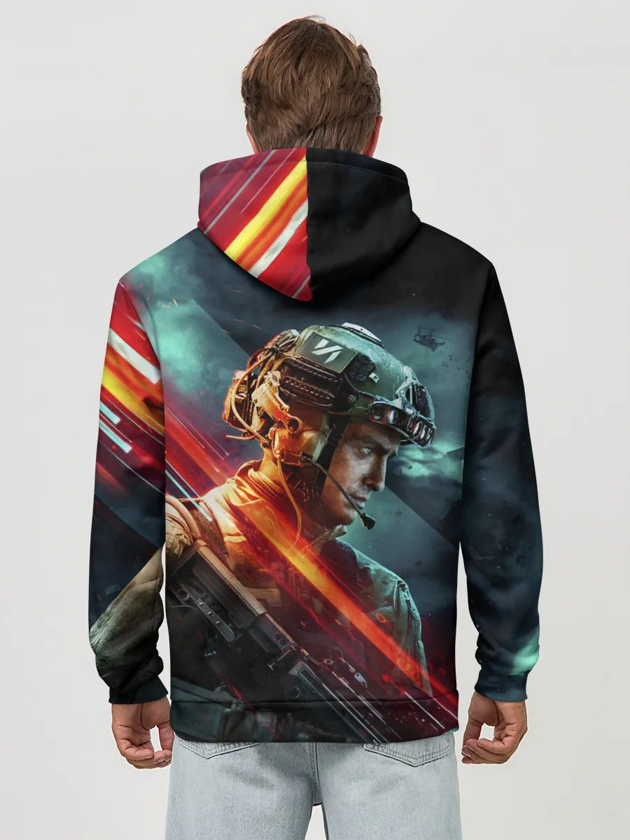 Худи мужской база хлопок / Battlefield 2042 game art