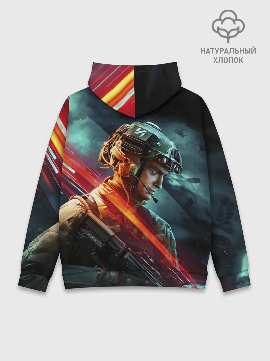 Худи мужской база хлопок / Battlefield 2042 game art