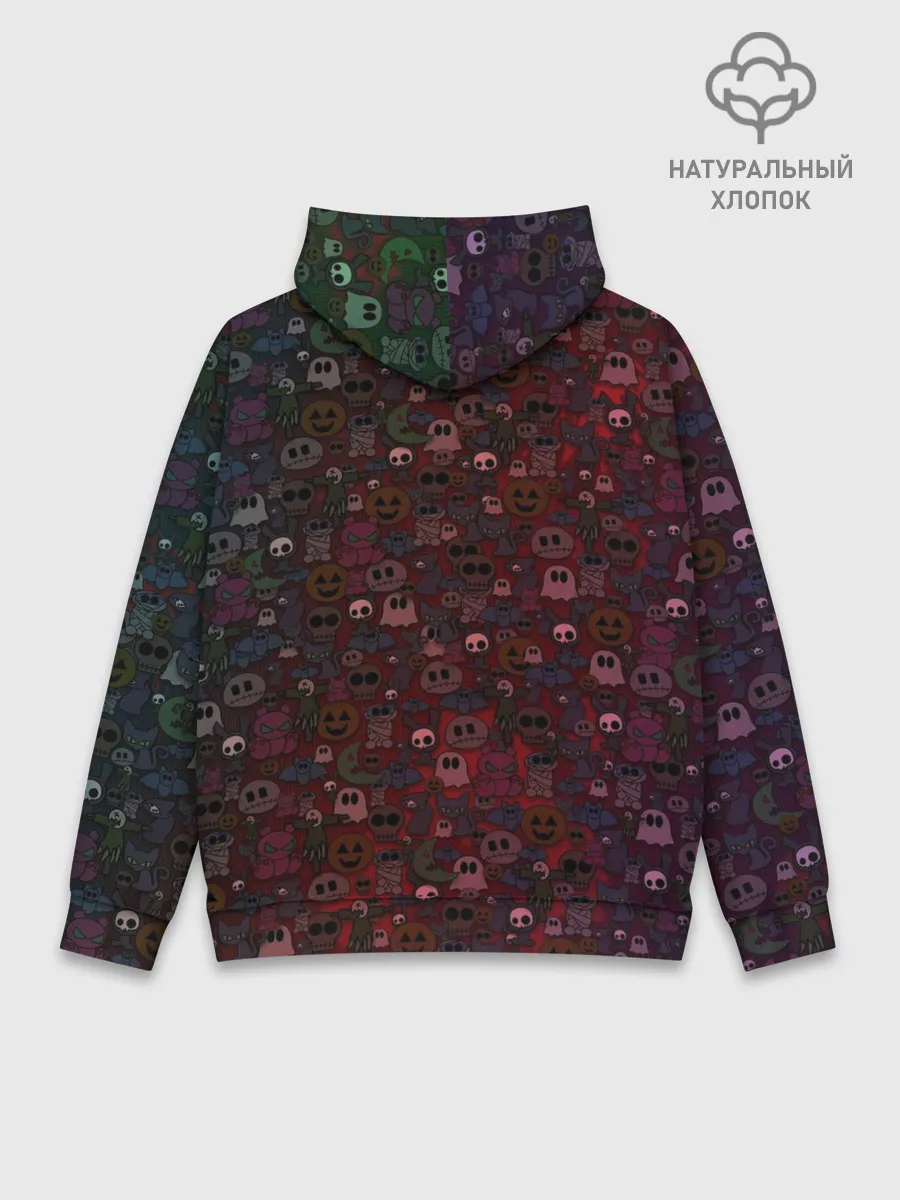 Худи мужской база хлопок / большой хэллоуин