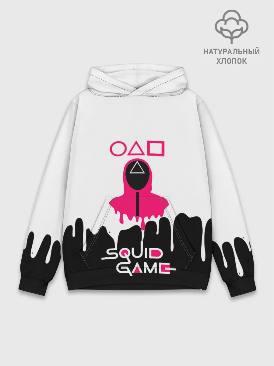 Худи мужской база хлопок / Игра в кальмара