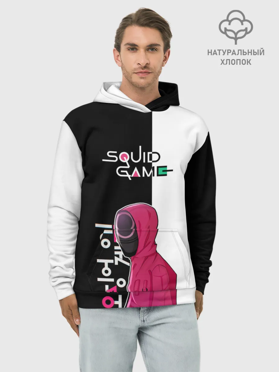 Худи мужской база хлопок / Игра в кальмара | SG