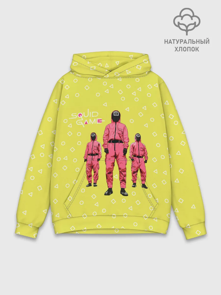 Худи мужской база хлопок / Игра в кальмара | Рабочие