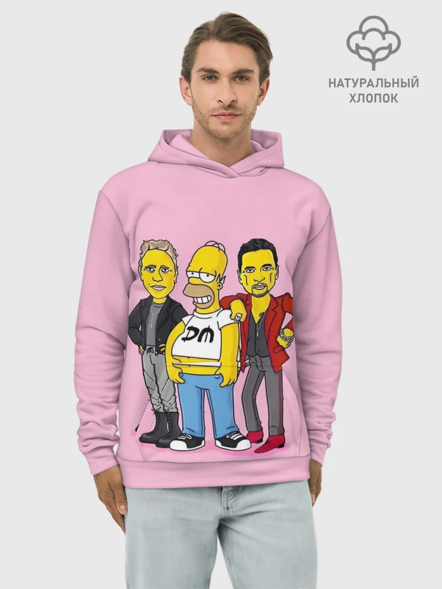 Худи мужской база хлопок / ДМ и Гомер