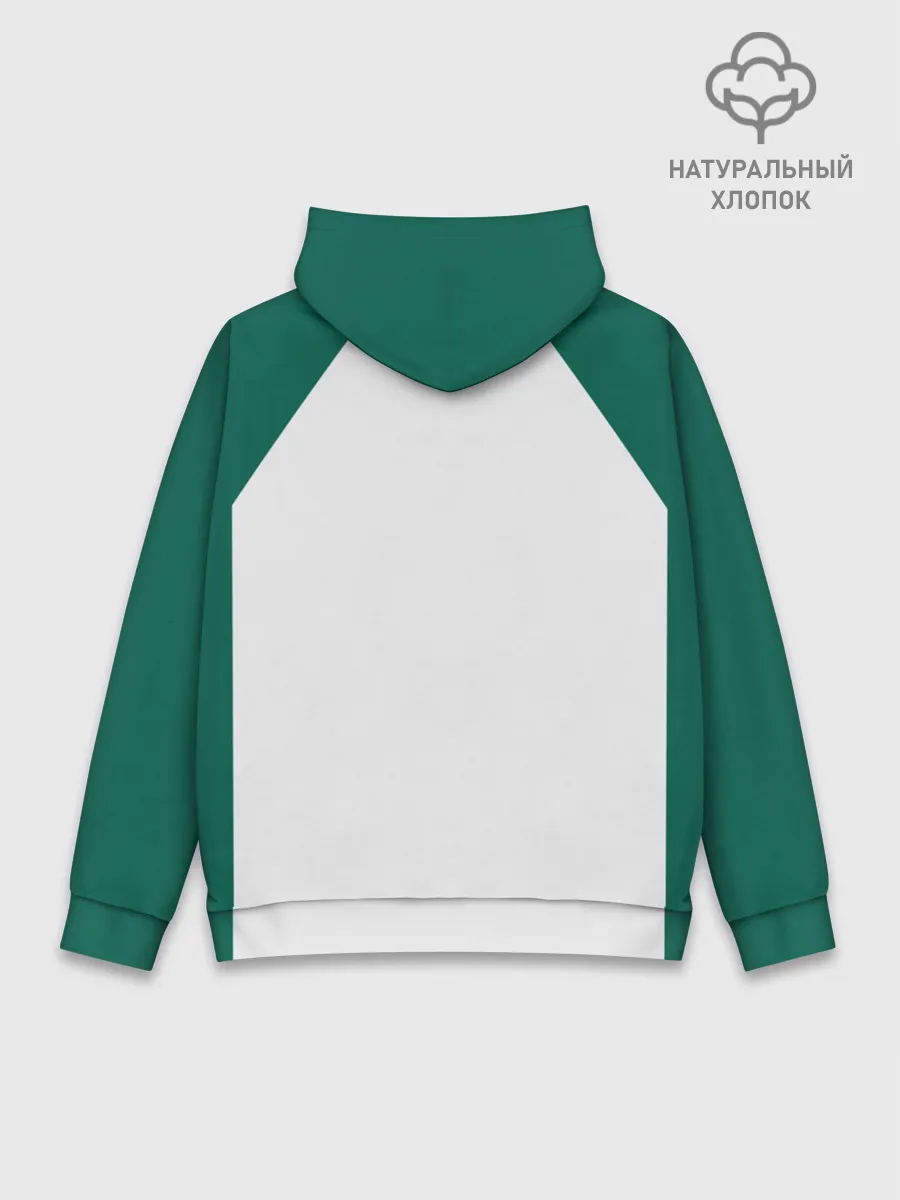 Худи мужской база хлопок / Как в Игре в Кальмара. Футболка 456 игрока