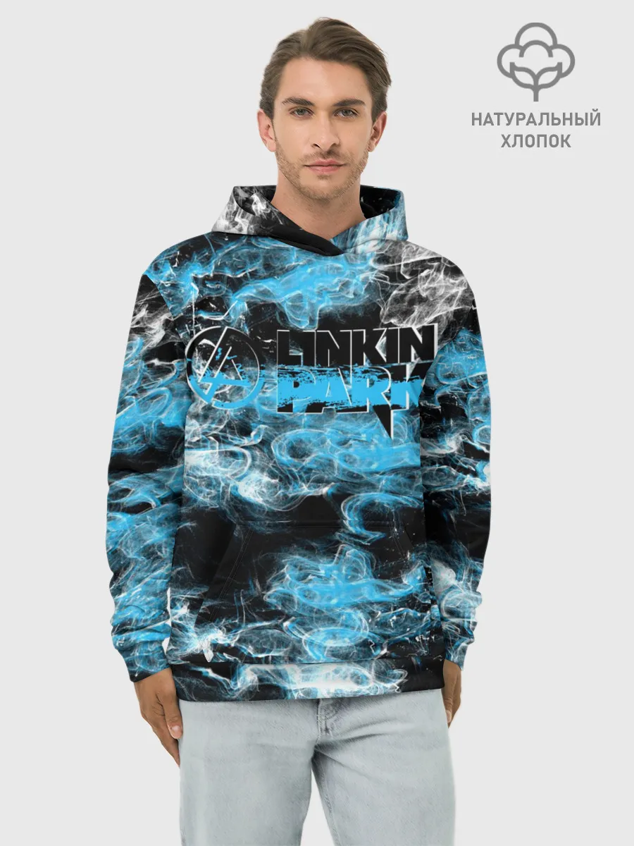 Худи мужской база хлопок / Линкин Парк Рок